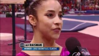 Aly Raisman 2012 Secret Classic Interview [upl. by Ancelin]