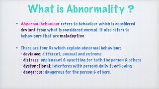 Meaning of abnormality abnormalpsychology psychologicaldisorders [upl. by Sayre]