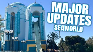 NEW Ride Coming to SeaWorld San Diego  Journey to Atlantis Changes [upl. by Airekat]