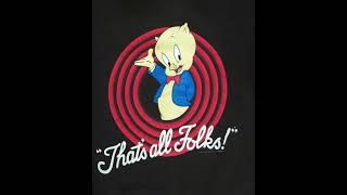 Mel Blanc as Porky Pig Thats All Folks 1 Hour Loop [upl. by Telrahc]