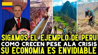 EXPRESIDENTE COLOMBIANO ENVIDIA EL CRECIMIENTO PERUANO PESE ALA CRISIS POLITICA QUE SE VIVE [upl. by Koralie766]