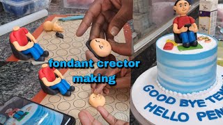 fondant cake decorating  for beginners  fondant cake making  meet baker [upl. by Eiramlatsyrk676]