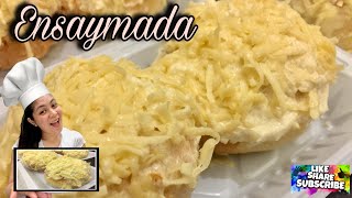 SUPER SOFT ENSAYMADA  SOFT AND FLUFFY  CHEESY ENSAYMADA  JOHANNAJOE [upl. by Enitsahc]