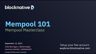 Mempool Masterclass  Mempool Monitoring 101 [upl. by Htirehc751]