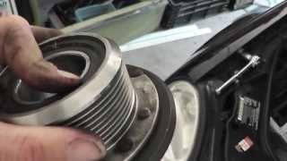 How To Replace AMG Supercharger Bearing E55 SL55 CLS55  Stop The Engine Noise [upl. by Amles]