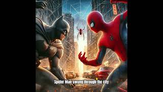 Epic Showdown SpiderMan vs Batman Who Wins shorts spiderman batman superheros epicfights [upl. by Godber]