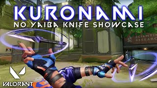 Kuronami Bundle No Yaiba knife Showcase  Valorant [upl. by Kuebbing]