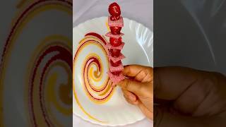 Cutting chupa chugs amp red jelly 🍦🍡shorts youtube jelly funny fun chocolate [upl. by Nnayr]