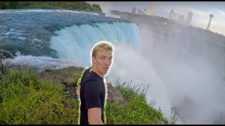 At the EDGE OF NIAGARA FALLS Drone Views [upl. by Ivad]