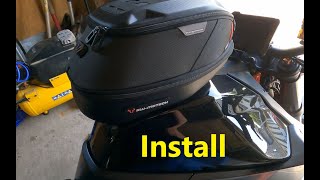 SWMotech Pro Tank bag install on my 2020 Super Duke 1290 R [upl. by Eelam418]