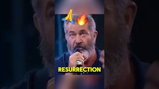 😱“The Resurrection” Is Coming 🔥 Mel Gibson teases sequel to The Passion shorts melgibson jesus [upl. by Hoshi]