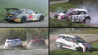 Rallye de L Epine Avant Pays Savoyard 2024 show mistakes amp crashes [upl. by Sherm]