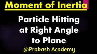 Projectile I Range I Particle hitting at right angle to plane [upl. by Malachy]