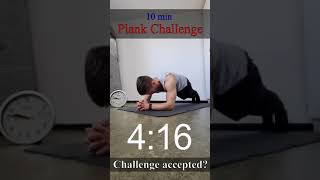 10 Min Plank Hold Challenge  Test Your Core Strength [upl. by Ailekahs277]