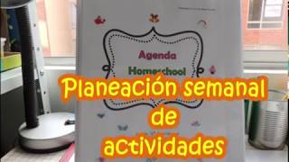 Planeación semanal de actividades Homeschool  grado 3° de Primaria [upl. by Tybalt57]