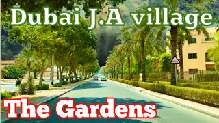 Dubai Gardens  Jebel Ali Village  Drive  United Arab Emirates 4KHDR [upl. by Orsa]