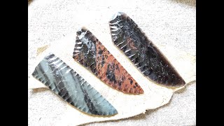 Flat Knapping Tutorial By Keith Hull of Stone Culture [upl. by Sakmar]