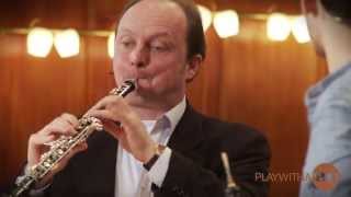 Oboe lessons Leleux Oboe Masterclass Mozart oboe concerto [upl. by Twyla]