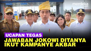 Jawaban Jokowi Soal Ikut Kampanye Akbar 10 Februari Singgung Lagi Aturan Presiden Bisa Kampanye [upl. by Quent]