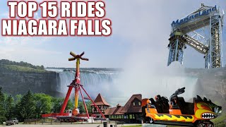 Top 15 Rides at Marineland amp Niagara Falls [upl. by Suzetta]