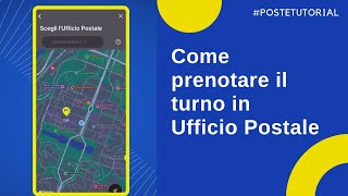 Prenotare il proprio turno allo sportello dellufficio postale [upl. by Otrebor]