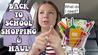 Back To School Shopping and Haul Officially Leah [upl. by Einohpets]