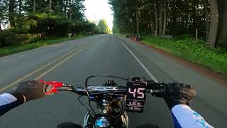 Top Speed Test  RFZ 125 Pit Bike Apollo X15 and Wheelie Practice [upl. by Enytsuj]