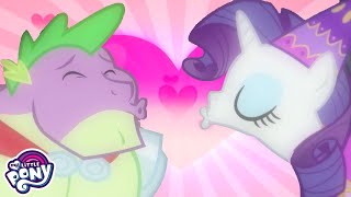 My Little Pony  Rarity and Spikes Love Story  My Little Pony Friendship is Magic  MLP FiM [upl. by Gord]