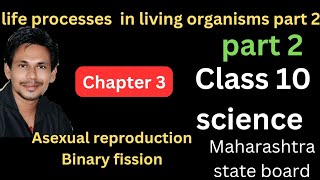 Asexual reproductionBinary fission class 10 science chapter 3 life processes in living organisms [upl. by Christianson783]