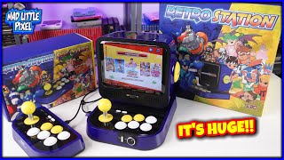 The Tron CAPCOM Retro Station Arcade Is HUGE The Mega Man X Street Fighter Arcade Is HERE REVIEW [upl. by Eirruc702]