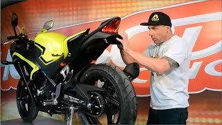 Honda CBR300R Fender Eliminator Install [upl. by Carbone769]