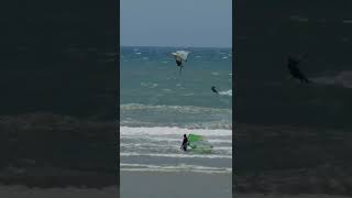 Wingfoiling waves with strong wind ibiraquera [upl. by Kubiak]