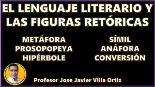 El lenguaje literario y las figuras retóricas [upl. by Ajnek]