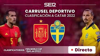 🏆 ⚽️ EN DIRECTO 🇪🇸 ESPAÑA  SUECIA 🇸🇪  Clasificación Mundial de Catar 2022 [upl. by Arrak871]