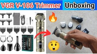 best trimmer under 1000 VGR V106 unboxing and review of this trimmer sabse sasti or sabse bdiya [upl. by Anned]