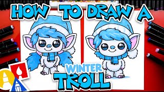 How To Draw A Winter Troll [upl. by Yanffit]