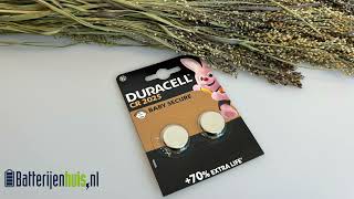 Duracell CR2025 2x  3V knoopcel  Lithium batterij [upl. by Koser]