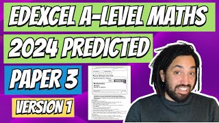 2024 Edexcel Maths ALevel  Predicted Paper 3 [upl. by Ayian]