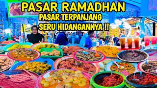 PASAR KULINER RAMADHAN TERBESAR DAN TERPANJANG HIDANGANNYA DI KOTA PAYAKUMBUH SUMATERA BARAT [upl. by Enaujed115]