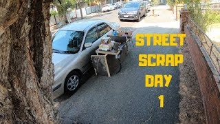 Street Scrapping First Day of 2019 Hard Rubbish [upl. by Idyh67]