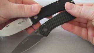 Knife review Boker Plus Exskelibur 2 amp Buck Nobleman affordable and modern [upl. by Varrian]