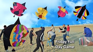 Friday Full Day Game Real Kite Fighting Patangbazi Pipa Combate [upl. by Eelytsirk]