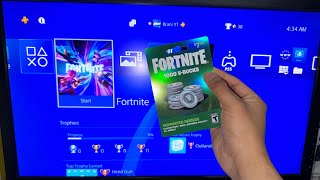 HOW TO REDEEM FORTNITE VBUCKS CODE ON CONSOLE IN 2024 PS4 PS5 XBOX [upl. by Shoemaker]