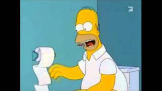 Homer Toiletten Song 10 Minuten  Lyrics [upl. by Aibonez]