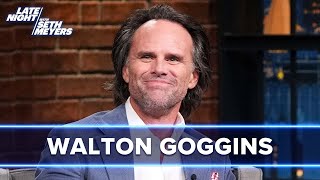 Walton Goggins Talks Fallout His White Lotus Panic Attack and His Dad Forging His Signature [upl. by Dehnel602]