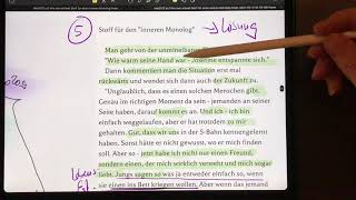 Kurzgeschichte – Inneren Monolog einbauen – wie füllt man den Beispiel Röder „Schwarzfahren…“ [upl. by Isabeau]