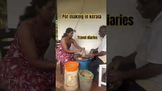 A beautiful women making clay pot  traditional pot making still business in kerala kerala diaries [upl. by Avika555]