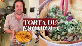 TORTA DE ESCAROLA COM MASSA CASEIRA  RECEITA FÃCIL DE FAZER  CANAL AGRIDOCE [upl. by Eram431]