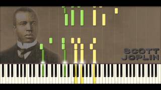 Scott Joplin Piano Rags Stoptime Rag  Ragtime 26 Piano Tutorial [upl. by Opaline]