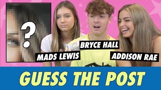 Mads Lewis Bryce Hall and Addison Rae  Guess The Post [upl. by Daggett]